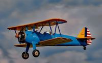vintage WWII Stearman Biplane Aerobatic Flight.webp