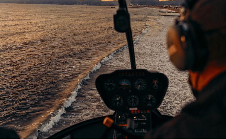 Helicopter Flight Simulator and Lesson, California - 30 Minutes (R44 Helicopter)