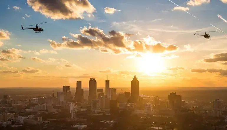 Helicopter Ride Atlanta Downtown and Buckhead tour