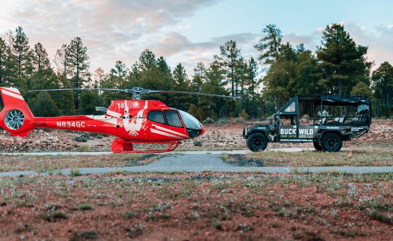Helicopter and Hummer Tour Grand Canyon, Extended Flight - 3.5 Hours