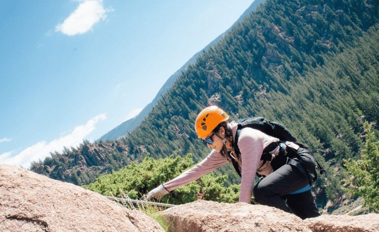 Via Ferrata Tour Mt. Blue Sky - Half Day