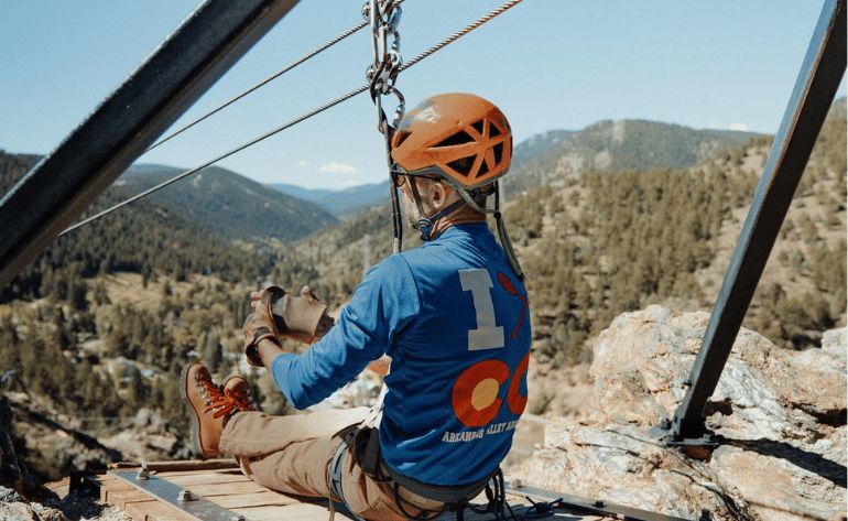 Ziplining Denver, Granite Outpost - Half Day