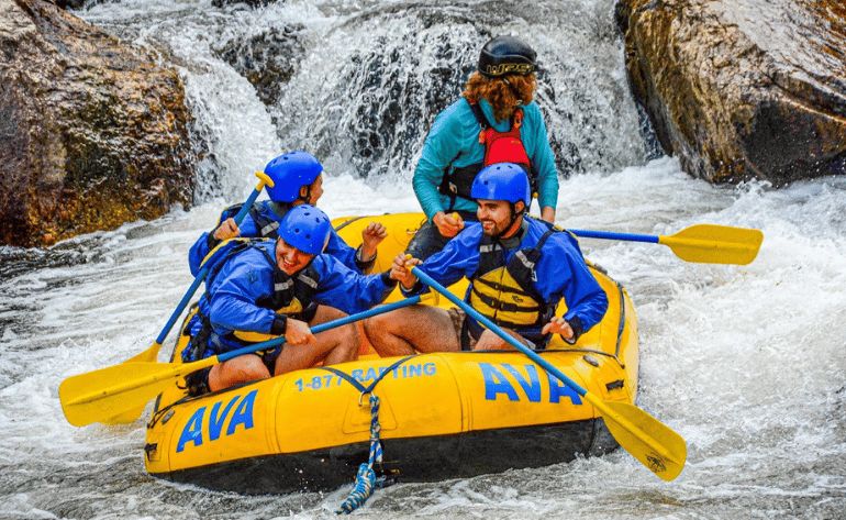 Whitewater Rafting The Numbers, Granite Outpost - Half Day