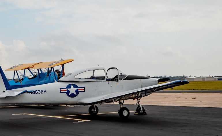 Corpus Christi Scenic Flight Vintage Air Tour Rockport Texas U18 airplane