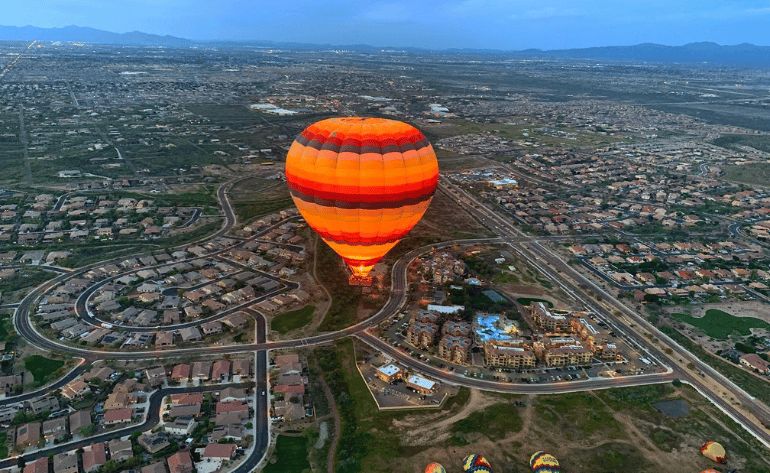 Hot Air Balloon Ride Phoenix Area, Private Charter Flight - 1 Hour