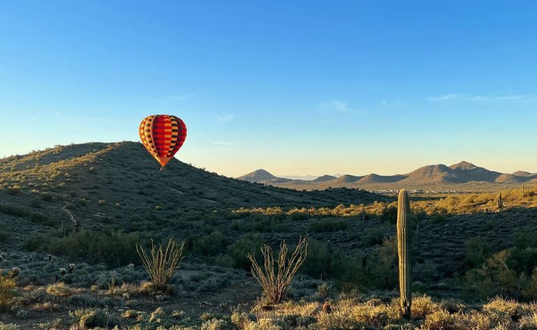 Hot Air Balloon Ride Phoenix Area, Private Charter Flight - 1 Hour