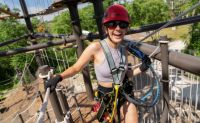climb zipline ziplining adventure all ages kids lemont chicago chicagoland climbing gym climbland fo