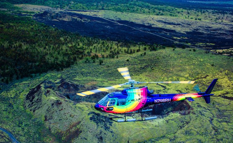 Helicopter Tour Big Island, Kona Coastline and Hualalai Volcano - 1 Hour