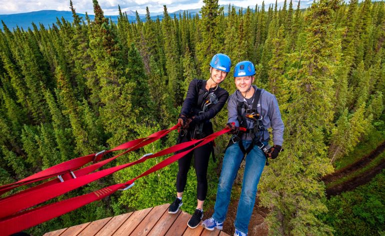 Zipline Tour, 7 Zip Adventure, Denali - 3 Hours