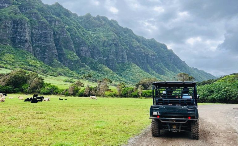 UTV Guided Tour Oahu, Kualoa Ranch - 2 Hours (Book Up to 4 People Per Vehicle!)