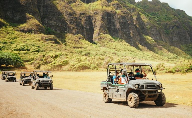 UTV Guided Tour Oahu, Kualoa Ranch - 2 Hours (Book Up to 4 People Per Vehicle!)
