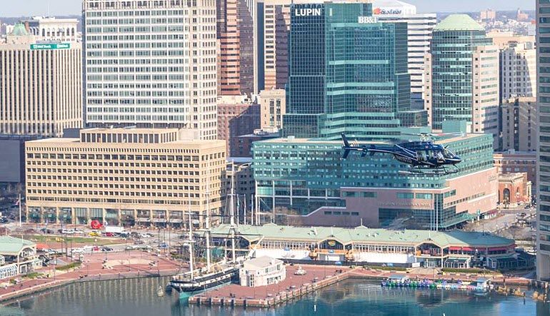 Helicopter Tour Baltimore City