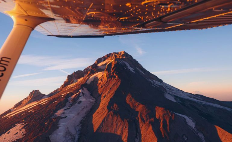 Private Plane Tour Downtown Portland, Columbia River Gorge - 90 mins
