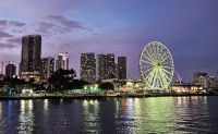Miami Skyline Evening Cruise of Biscayne Bay on Luxury Yacht - 75 Minutes