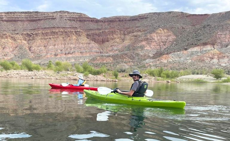 Kayak Tour Ancient Petroglyphs Paddle & Hike, Hurricane - 3.5 Hours