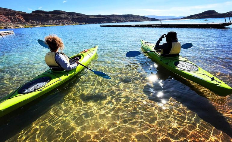 Kayak Tour Ancient Petroglyphs Paddle & Hike, Hurricane - 3.5 Hours