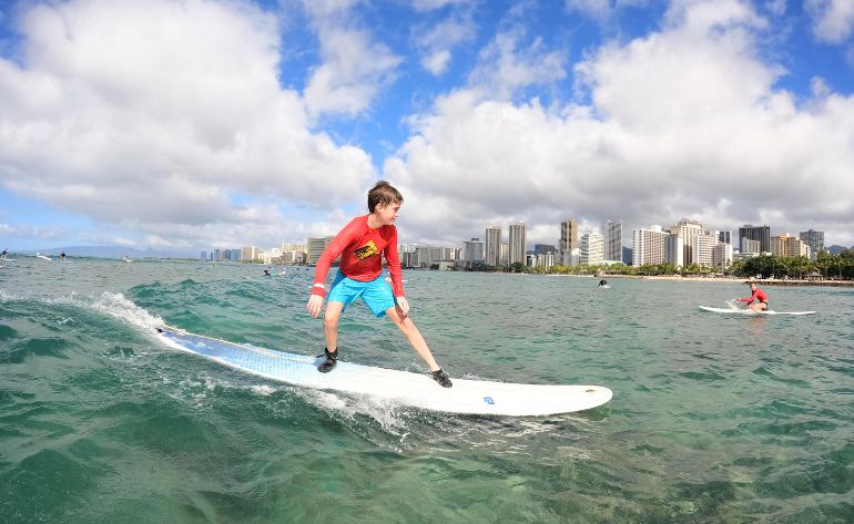 Oahu Semi-Private Surfing Lessons, Queen's Surf Beach - 2 Hours