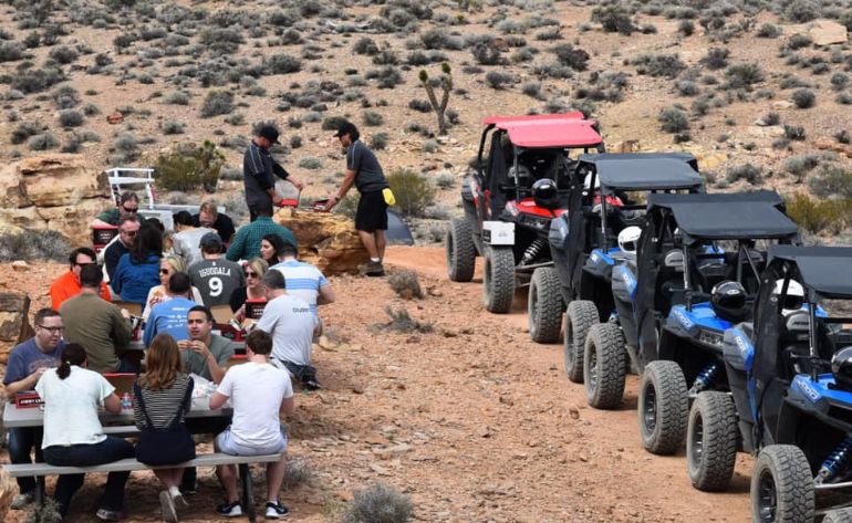 Guided UTV Off-Road Adventure Pioneer Saloon, Las Vegas - 5 Hours (2-seater)