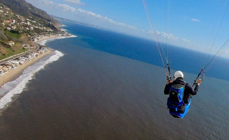 Tandem Paragliding with Instructor Malibu Cliffs, 2 Hours