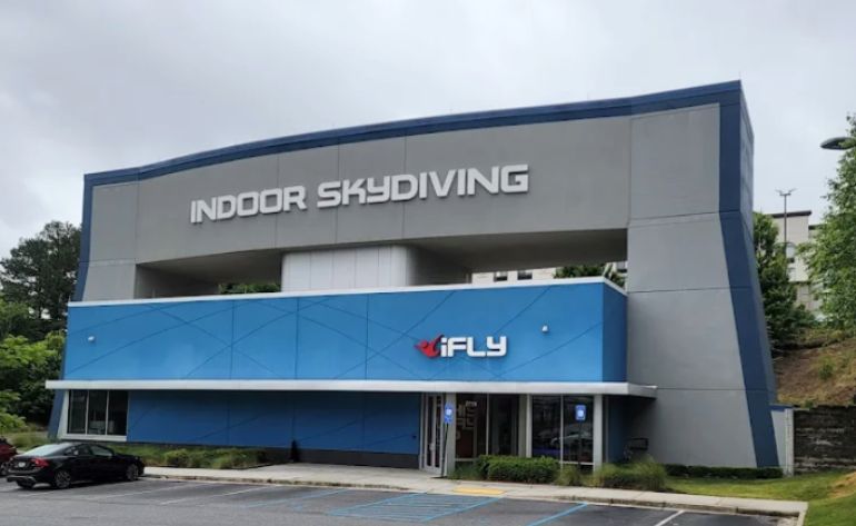 iFly fly indoor skydiving vertical wind tunnel sky dive near me all ages sky diving