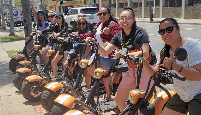 Guided Electric Scooter Tour San Diego, Downtown and Oldtown - 2 Hours