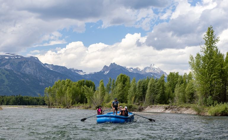 Whitewater Rafting Jackson Hole, 14 Mile Teton Float - 4 Hours