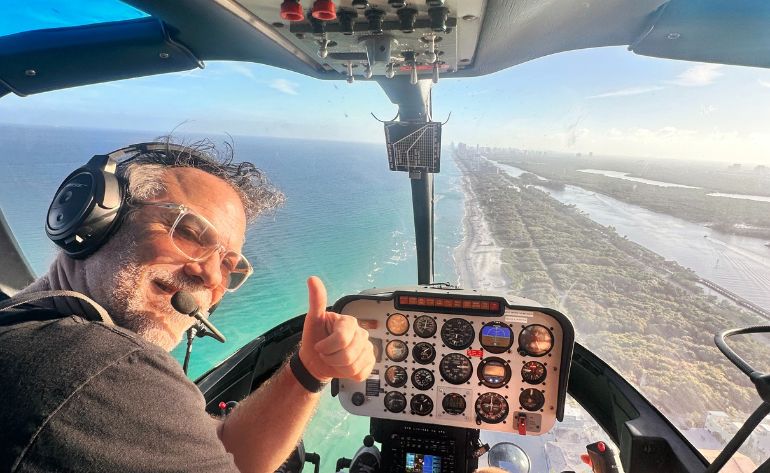 Doors Off Hard Rock Guitar and Miami Beach Helicopter Tour - 45 Minutes