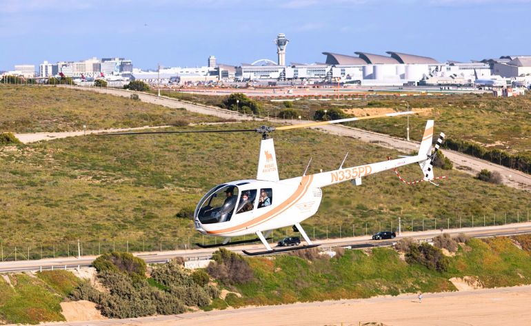 Pilot Experience in R44 Helicopter, Long Beach - 60 Mins