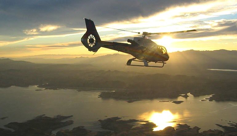 Las Vegas to Grand Canyon Helicopter Ride Helicopter Tour Sunset