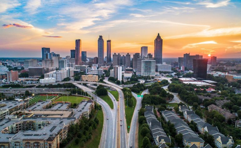 Helicopter Tour Atlanta, Downtown Skyline - 10 Minutes
