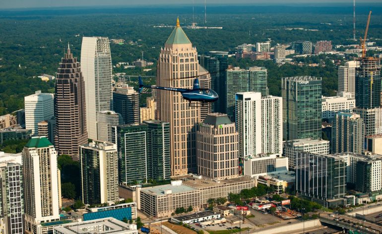 Helicopter Tour, Downtown Atlanta - 40 Minutes