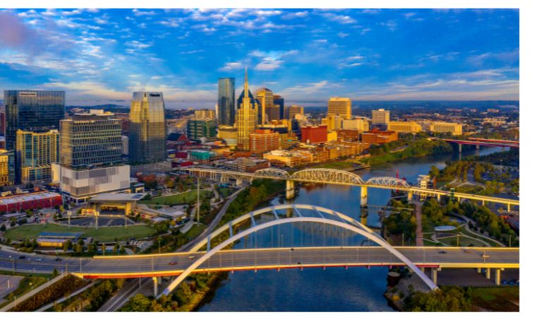 Helicopter Tour Nashville, Skyline - 10 Minutes