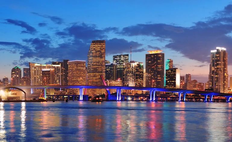 Party Boat Cruise, City and Skyline Views, Miami - 80 Mins