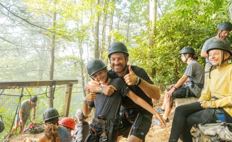 Climb and Rappel, Lower New River Gorge - Full Day