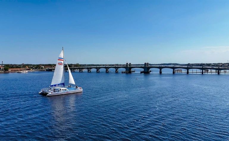 Dolphin Watch and Harbor Sail, St. Augustine - 90 Minutes