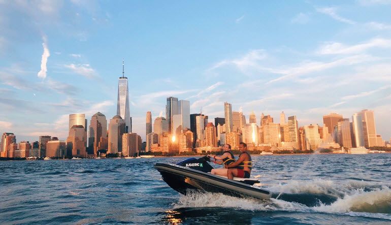 Jet Ski Tour New York City Couple
