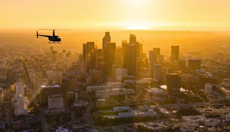 Private Helicopter Tour Los Angeles, Sunset Flight - 1 Hour