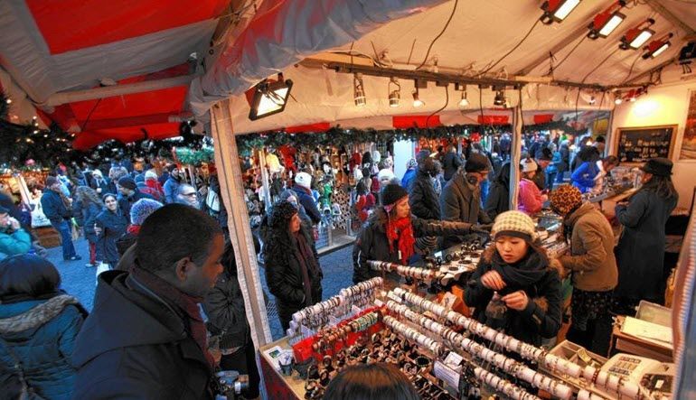 New York City Walking Tour Holiday Markets