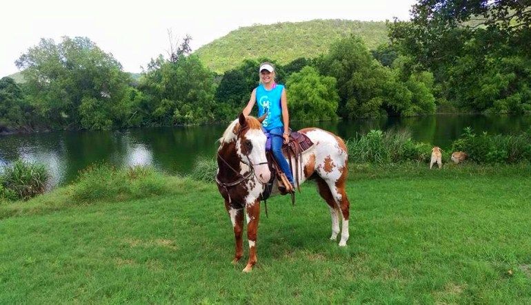 Horseback Riding San Antonio, Texas Hill Country Painted Horse