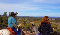 Horseback Riding San Antonio, Texas Hill Country Couple