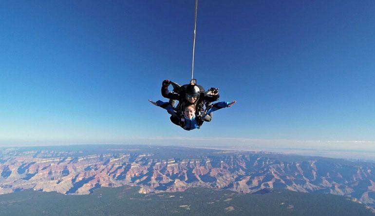 Skydive the Grand Canyon - 15,000ft Jump Tandem