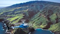 Helicopter Tour Maui hawaii, West Maui and Molokai cliffside ocean ride