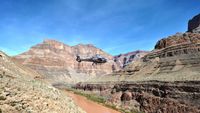 Las Vegas to Grand Canyon Helicopter Ride Vegas Strip Helicopter Tour dual landing Vegas strip ride