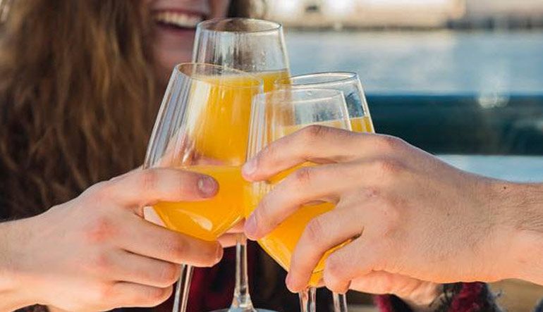 New York City Brunch Cruise mimosas champagne tour NYC