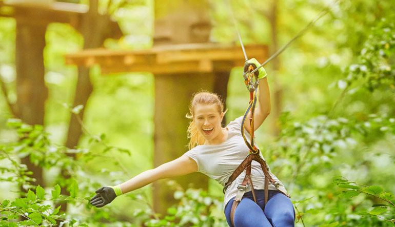 Ziplining Daytona, Two Course Adventure - 2 Hours 30 Minutes