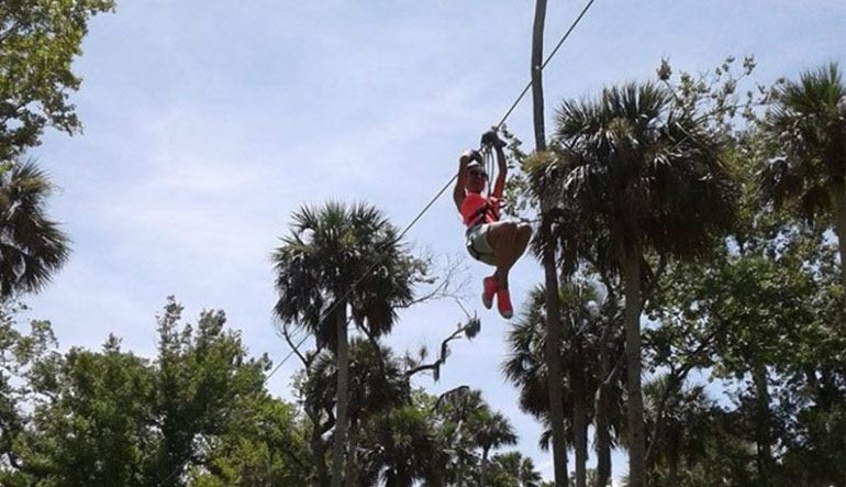 Ziplining Daytona, Two Course Adventure - 2 Hours 30 Minutes