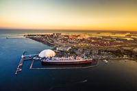 World Harbor at Sunset