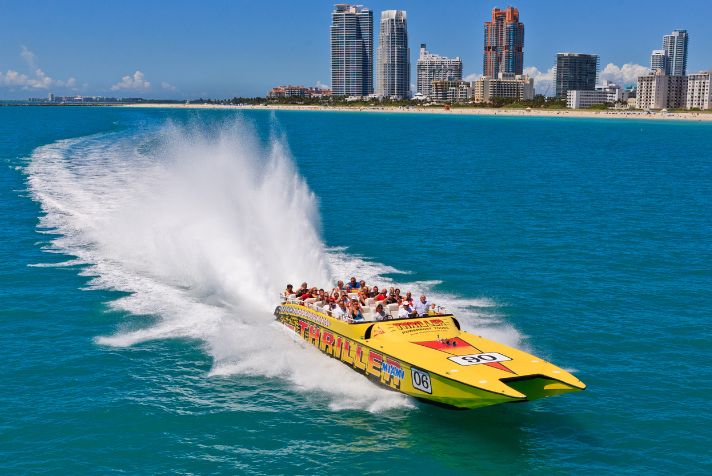 Speed Boat Ride Thriller Miami, 45 Minute