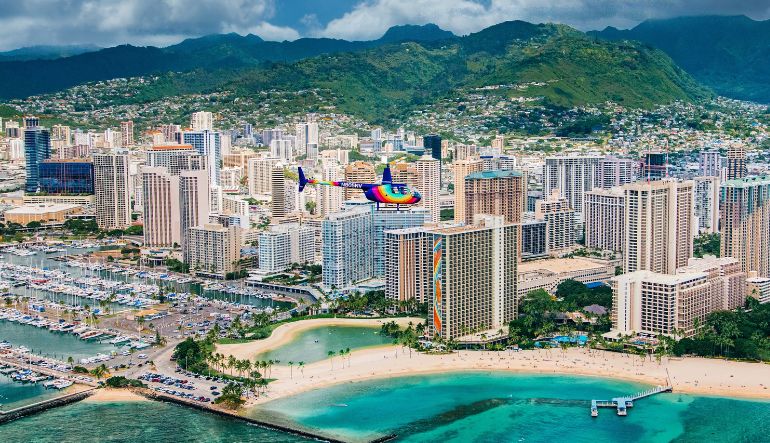 Helicopter Tour Oahu Doors Off or On - 20 Minutes