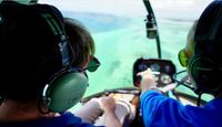 Helicopter Ride Key West Looking Out